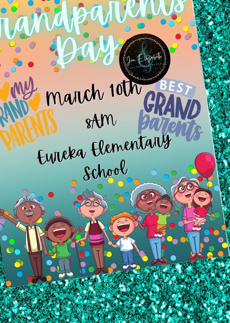 parents day invitation card