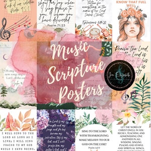 Music Scripture Posters