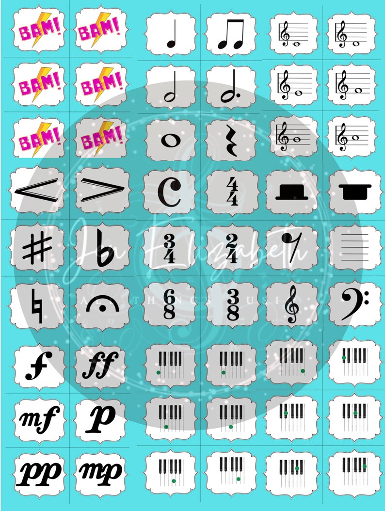 BAM Music Game, Printable Music Game, Music Classroom, Music Education ...
