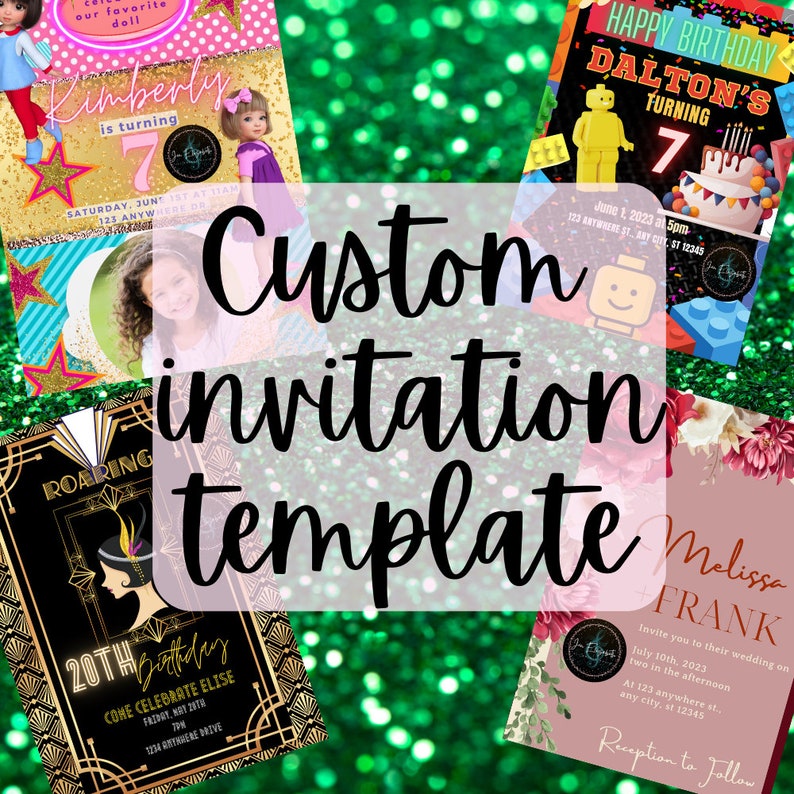 Custommade Invitation/template Etsy