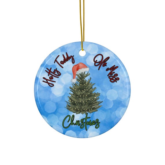 ミシシッピ州のクリスマス陶器製オーナメント、オックスフォード