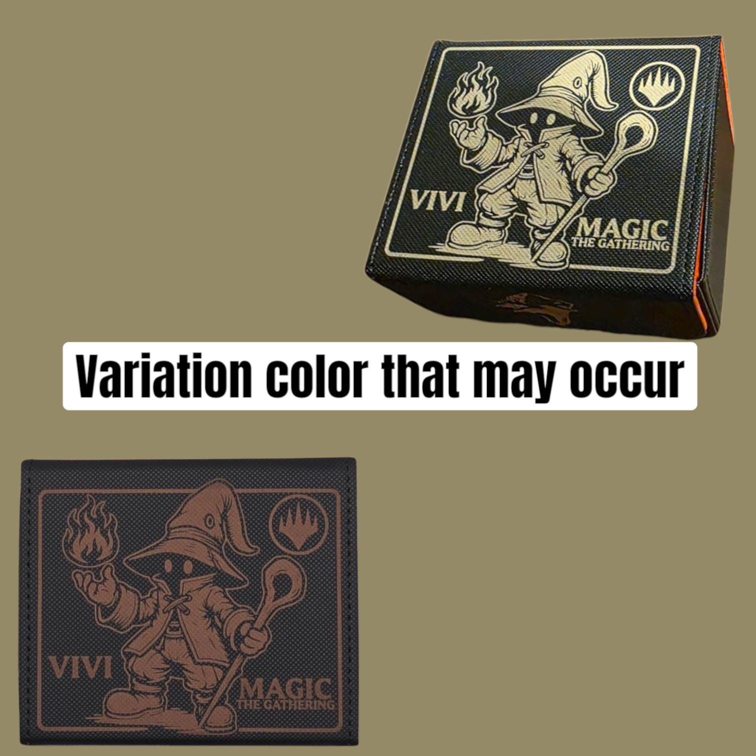 Vivi Final Fantasy IX MTG Deck Box | Universe Beyond | Holds 100+