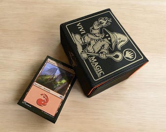 Vivi Final Fantasy IX MTG Deck Box | Universe Beyond | Holds 100+