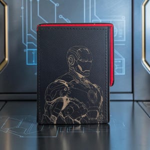 iron man card sleeves Star Wars: Unlimited Premium Art - The Armorer - Accessories color printed Iron Man 2022 Upperdeck Annual