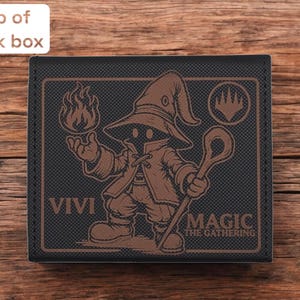 Vivi Final Fantasy IX MTG Deck Box | Universe Beyond | Holds 100+ Double Sleeved |