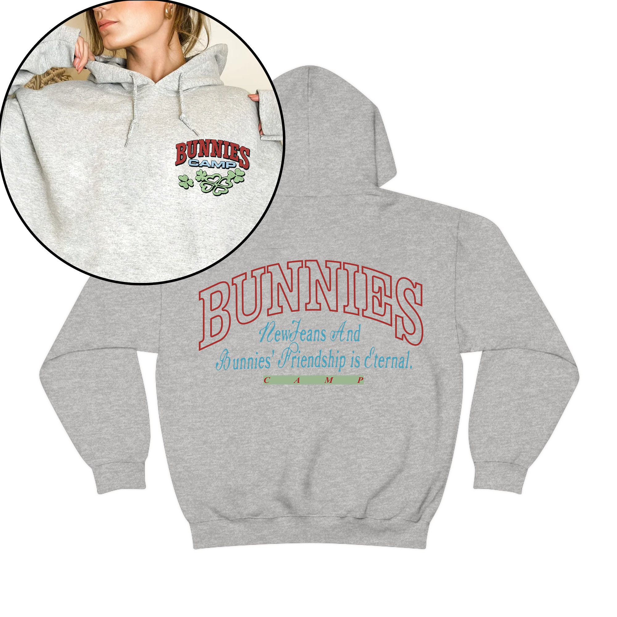 NewJeans Bunnies CAMP SETUP HOODIE\u0026PANTS