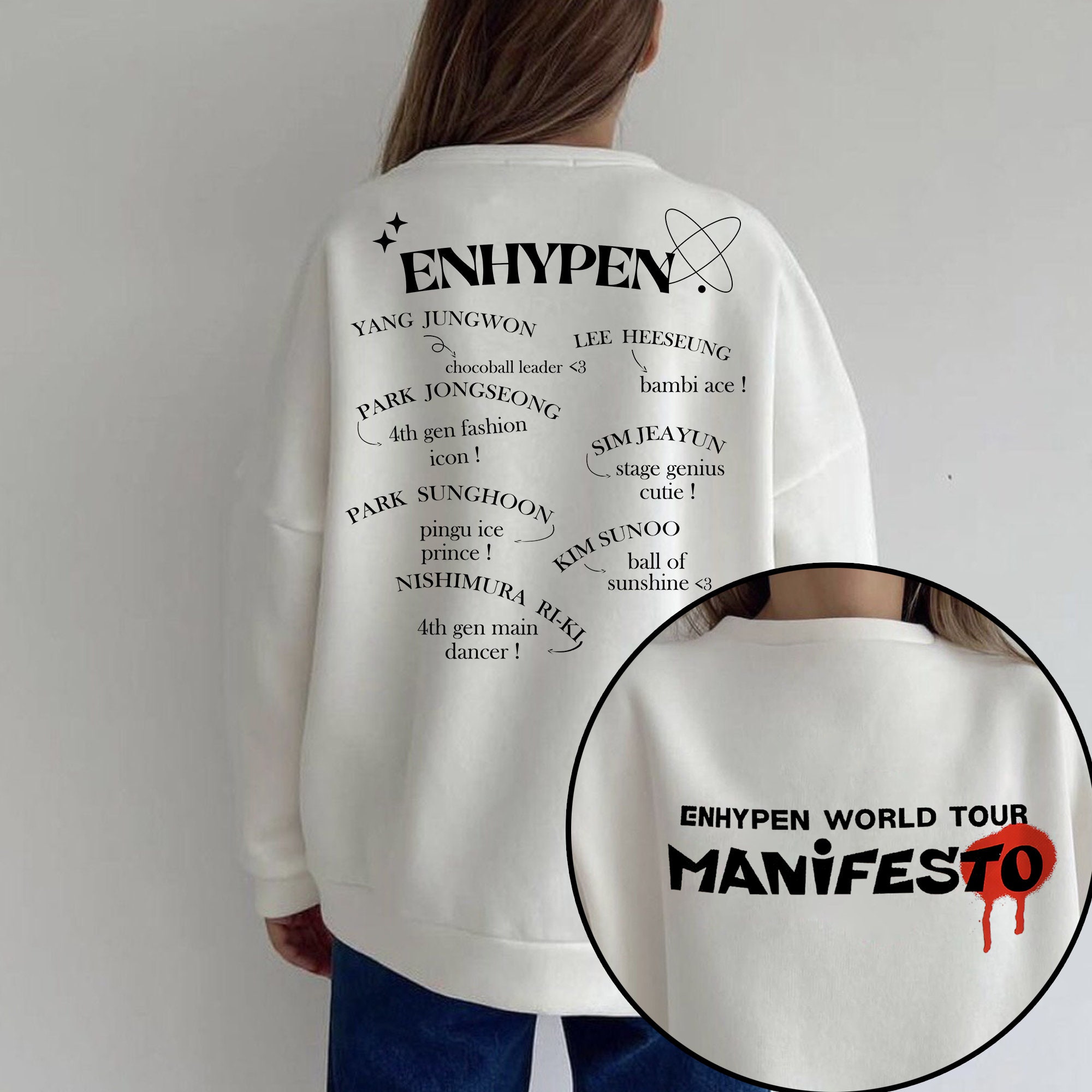 ENHYPEN Manifesto 2022 World Tour Sweatshirt Manifesto Tour - Etsy