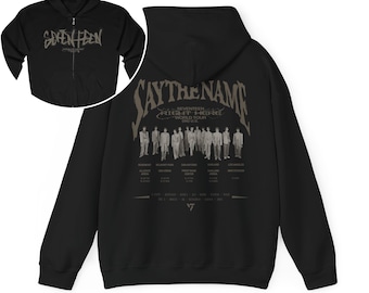 Seventeen Right Here World Tour Inspired Hoodie Full Zip Seventeen Right Here World Tour Inspired Hoodie Full Zip