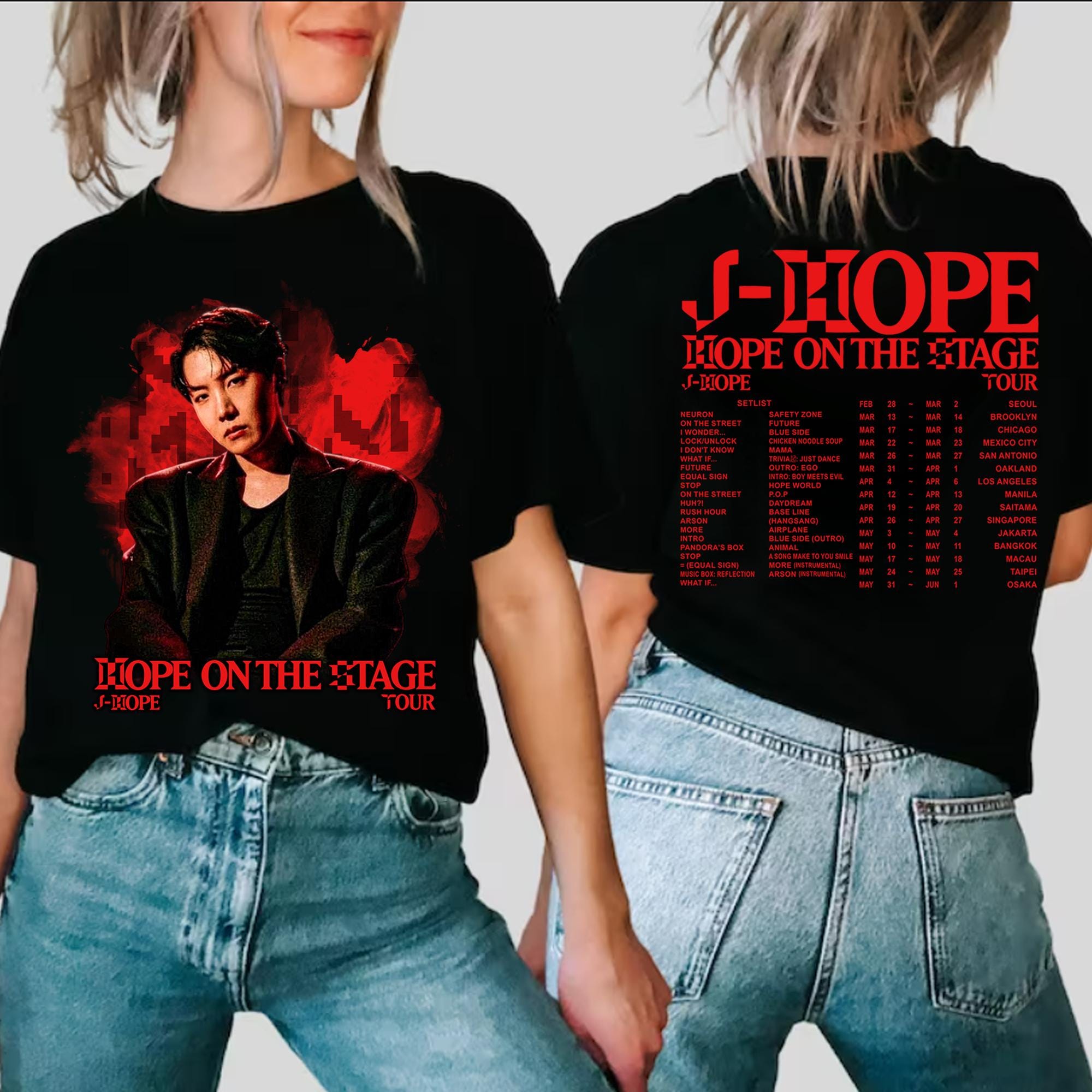 BTS J-HOPE TOUR 2025 'HOPE ON THE STAGE' OFFICIAL MERCH MD