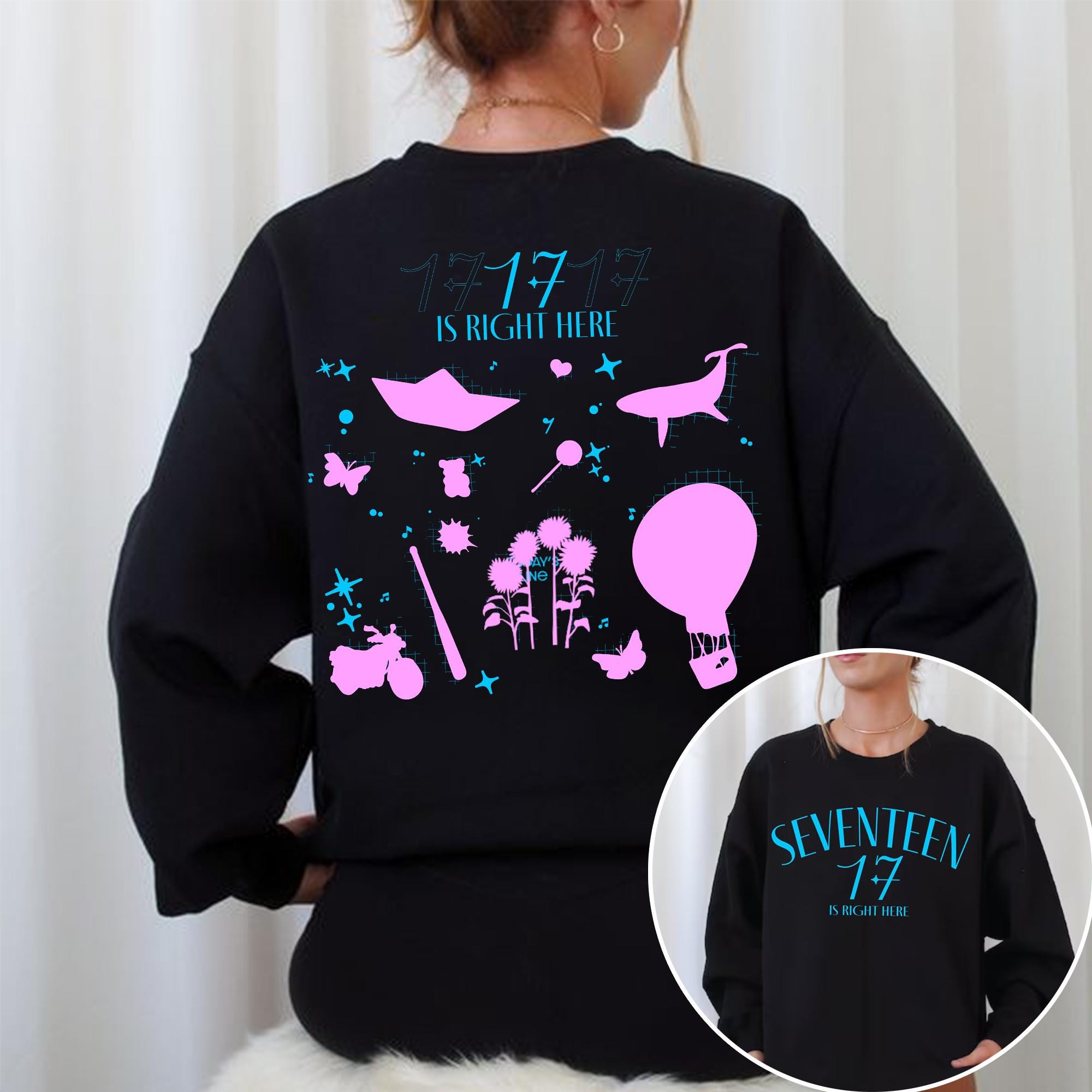 即発送⭕ ロンT SEVENTEEN RIGHT HERE 公式グッズ Tシャツ