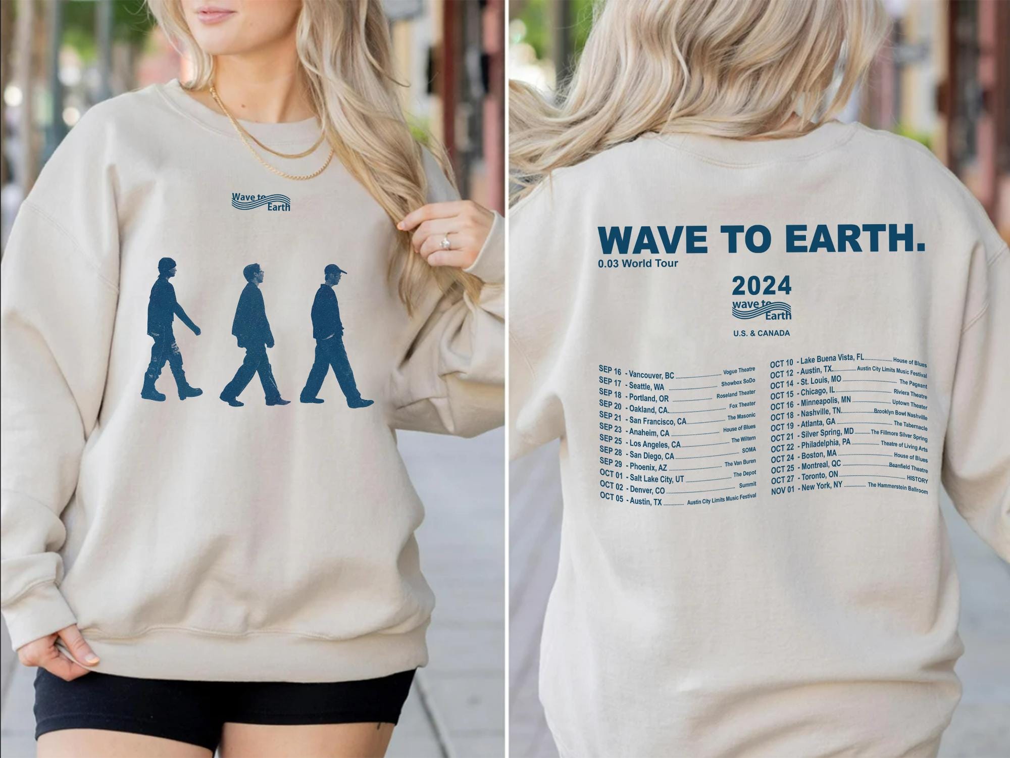 Wave To Earth 0.03 World Tour 2024 Play With Earth T-Shirts