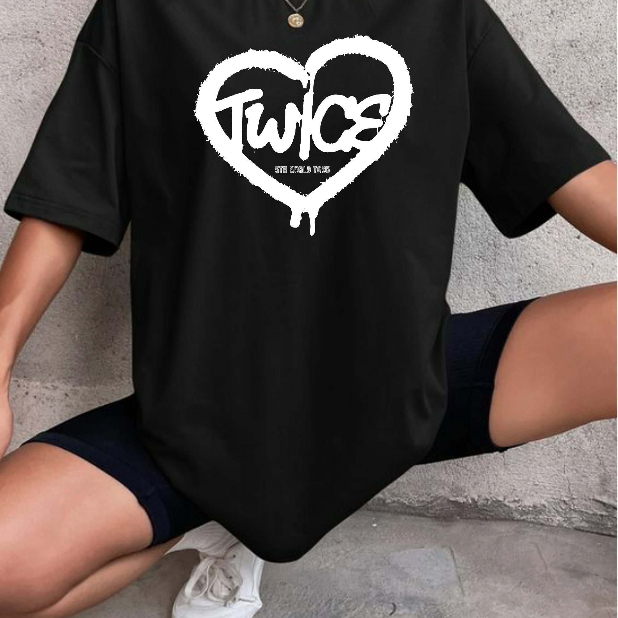 Kpop Twice Logo Shirt, Best Selling Twice Ready To Be Tour Short Sleeve  Crewneck