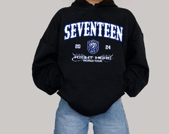 Seventeen Right Here World Tour Inspired Hoodie Full Zip Seventeen Right Here World Tour Inspired Hoodie Full Zip
