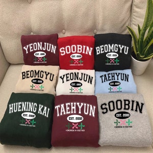 Cute Tomorrow X Together Members Sweatshirt, Tomorrow X Together Temptaion Shirt, Yeonjun, Soobin , Beomgyu , Taehyun , Huening Kai Shirt