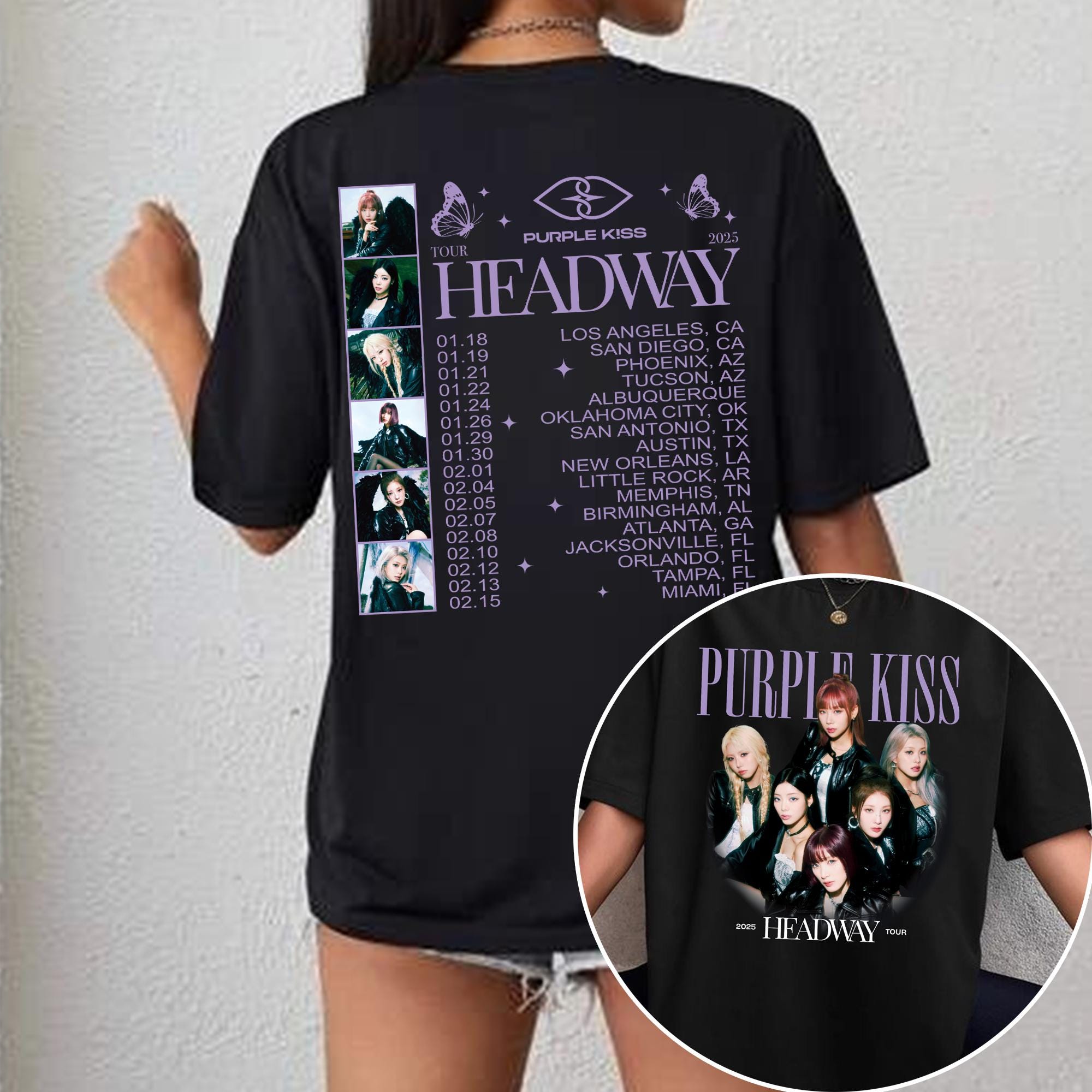 PURPLE KISS パープルキス グッズ Tシャツ パーカー ビニー タオル PURPLE KISS パープルキス グッズ Tシャツ パーカー ビニー