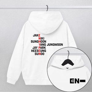 ENHYPEN World Tour Manifesto Zip UP Hoodie M Size Black