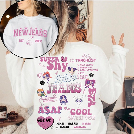 Newjeans Get Up Album Sweatshirt, NewJeans 2nd EP Shirt, Time to