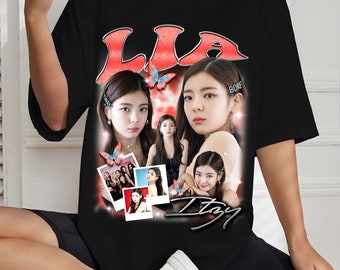 Lia Itzy Graphic T-shirt, ITZY Born to Be 2nd World Tour