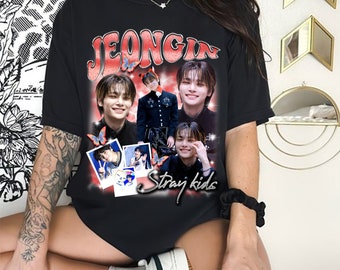 Jeongin Stray Kids Graphic T-shirt, Jeongin Kpop Bootleg