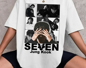 Jung Kook Seven New Album Shirt, Bts Jk Jeon Jungkook Crewneck Sweatshirt
