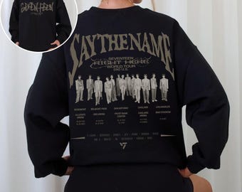 Seventeen Right Here World Tour Inspired Hoodie Full Zip