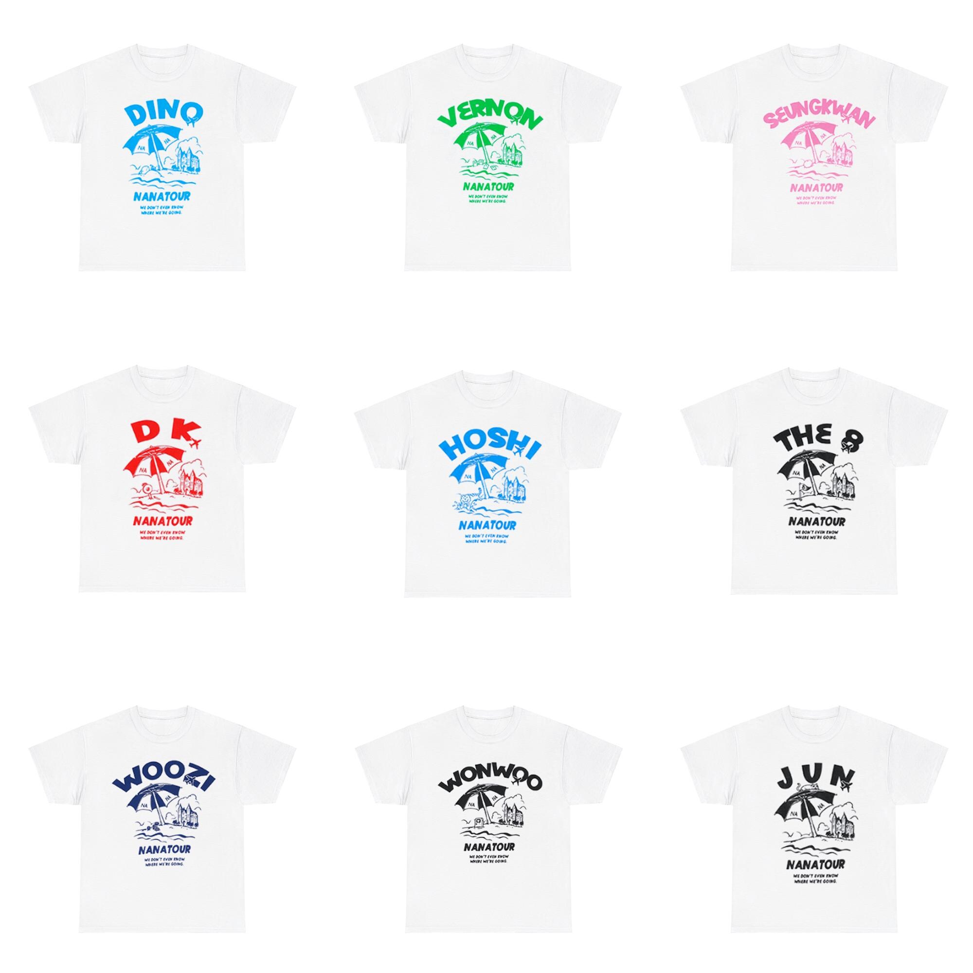 Seventeen Nana Tour T-shirt, Nanatour With Seventeen Shirt Seventeen Nana Tour T-shirt, Nanatour With Seventeen Shirt