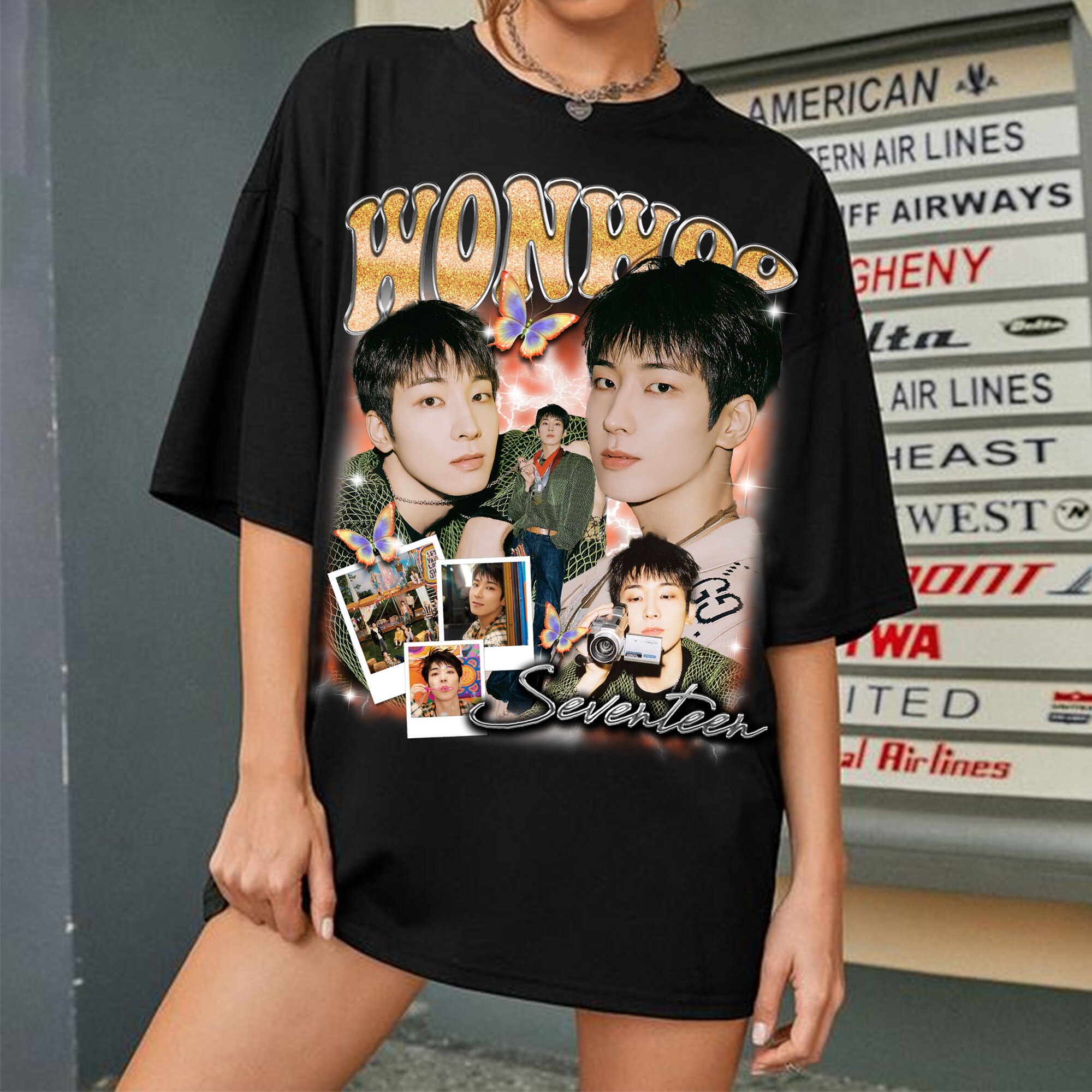 Seventeen Nana Tour Shirt Wonwoo, Nanatour With Seventeen