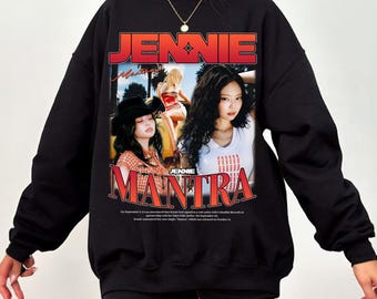 【ジェニ着用】BLACKPINK JENNIE Mantra Tシャツ ホワイト 最後の割引]RAGA MALAKジェニMantra tシャツblackpink