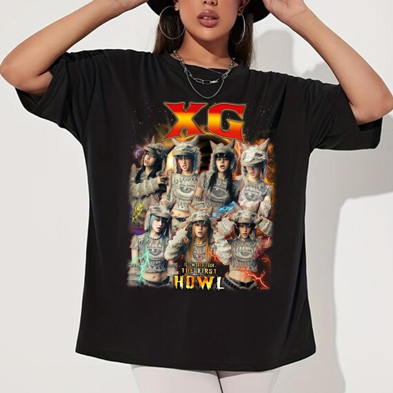 XG THE FIRST HOWL Tシャツ、XG Tシャツ XG The First Howl World Tour T-shirt XG Woke Up Shirt