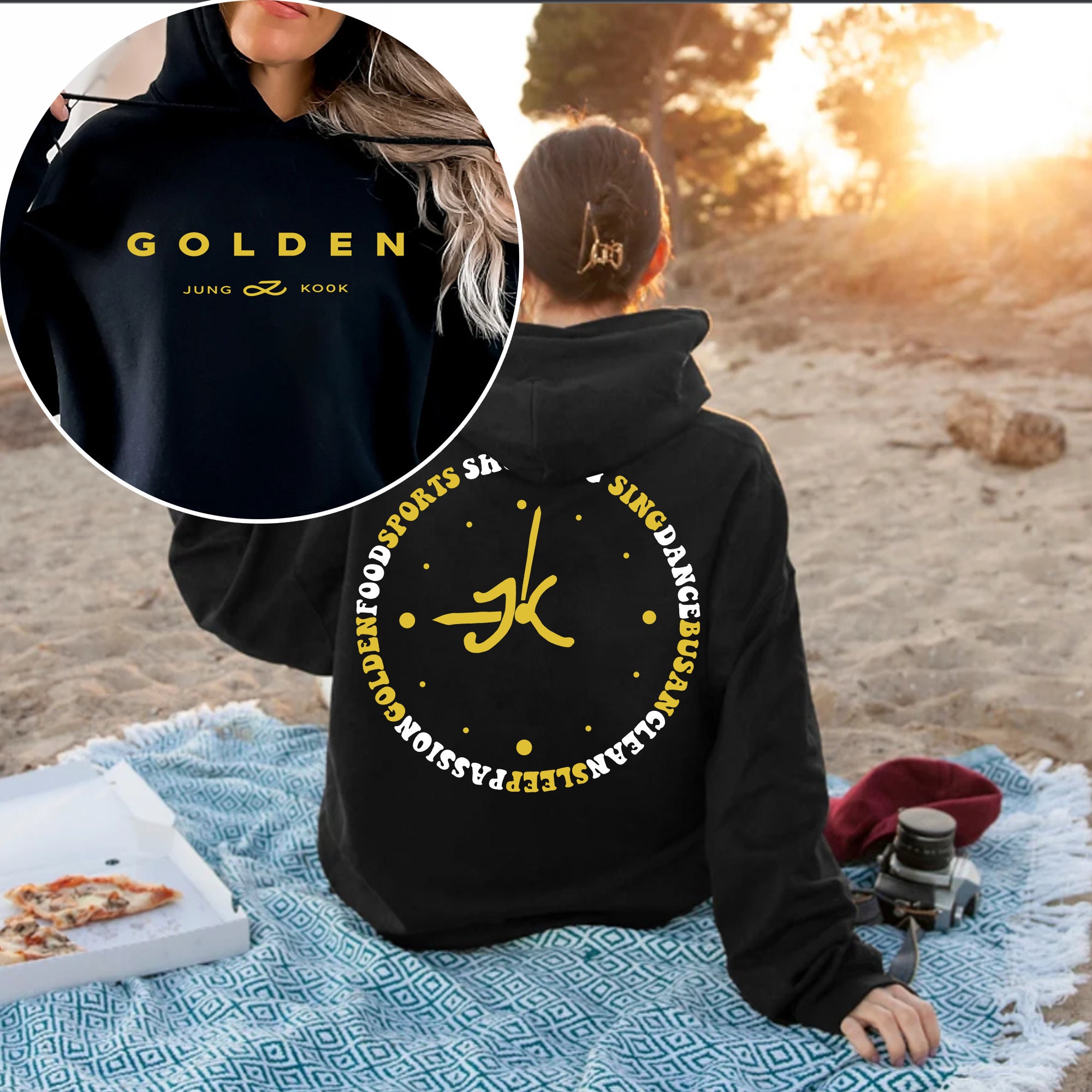 Jungkook Golden Album Hoodie Jungkook Golden Maknae Shirt 