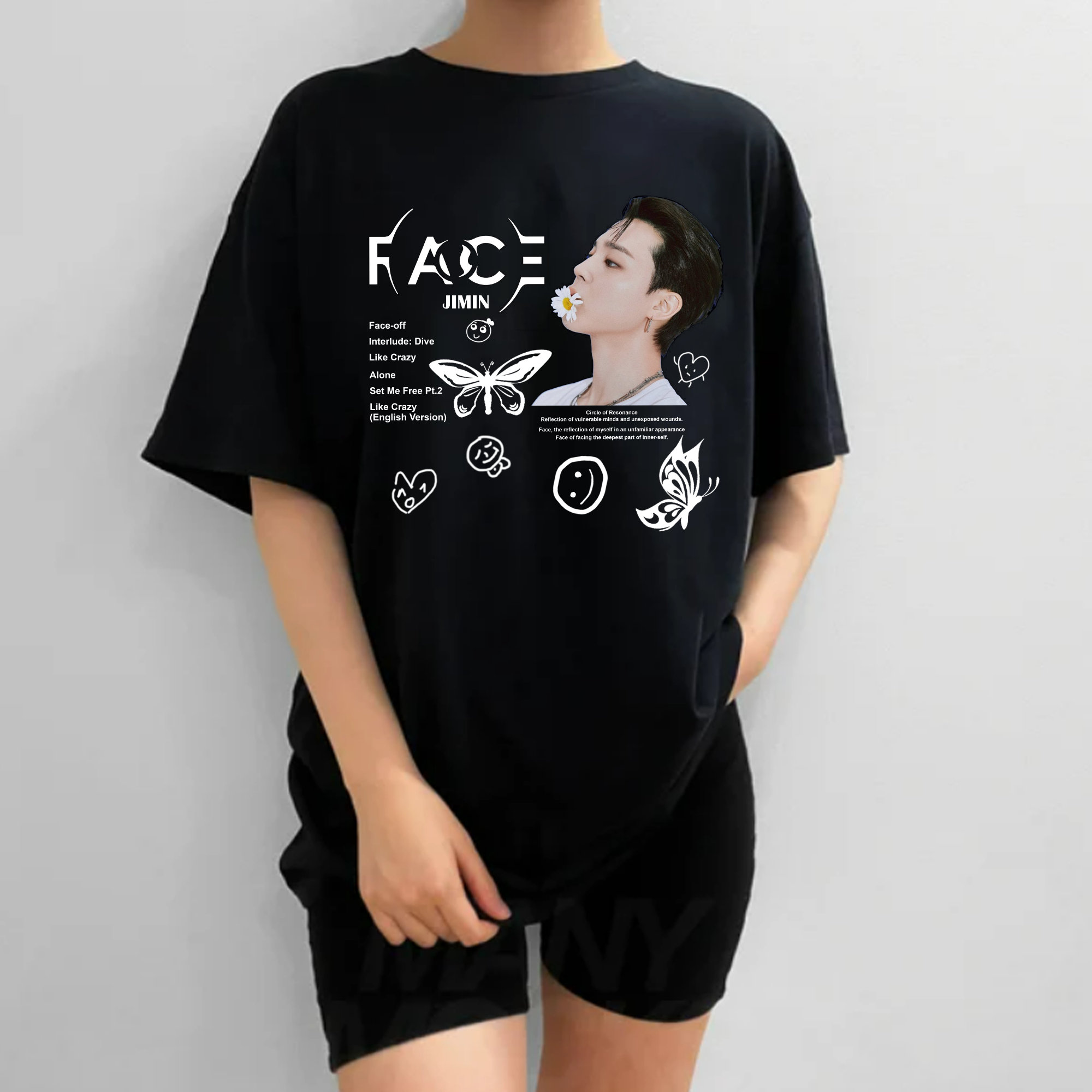 Camiseta Alone Face Jimin