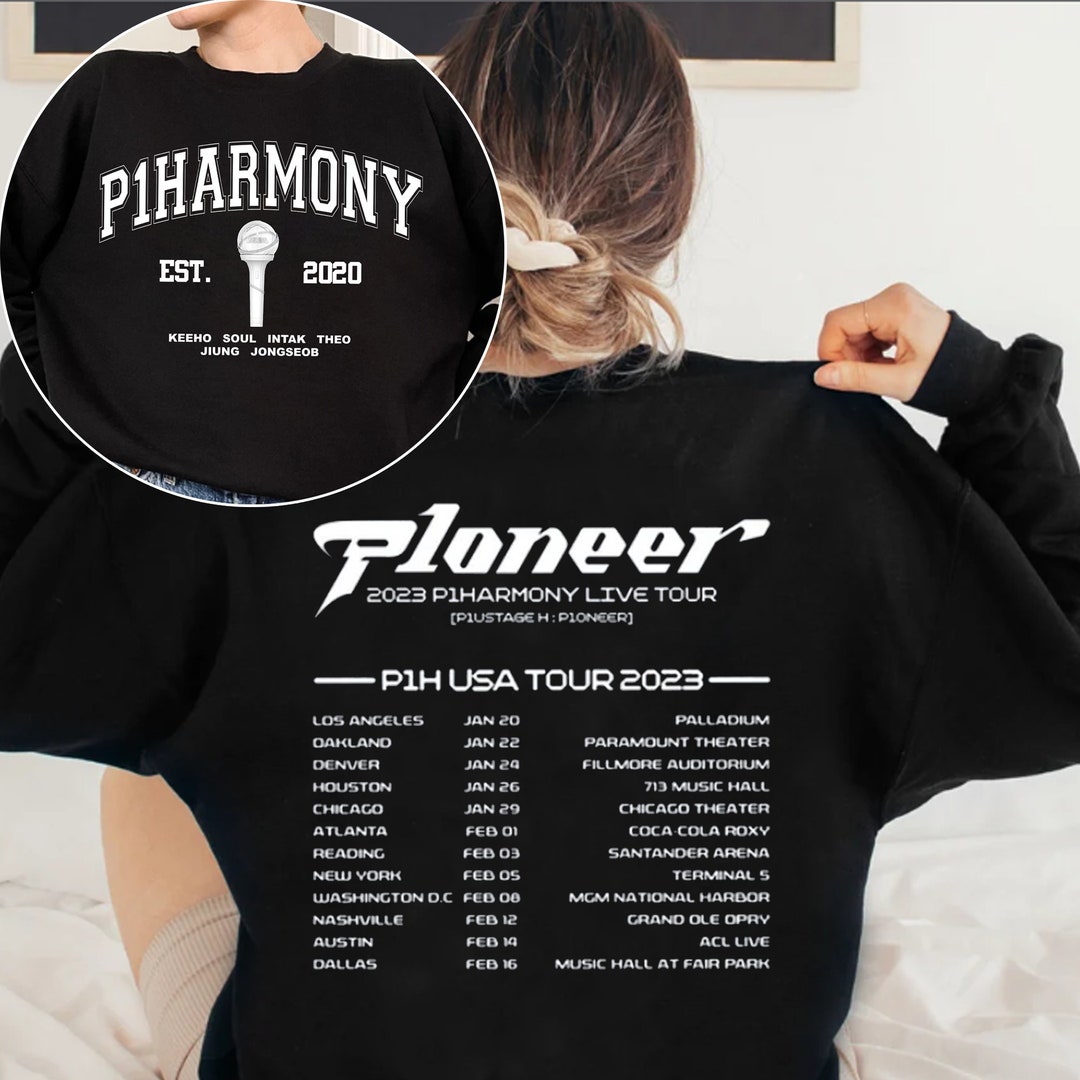 P1harmony P1oneer Live Tour 2023 Sweatshirt P1harmony Live Etsy
