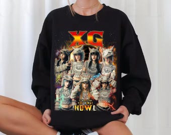 Retro XG Kpop Graphic T-shirt, XG The First Howl World Tour T-shirt, XG Woke Up Shirt, Xtraordinary Girls Shirt, Jurin, Chisa, Hinata, Juria Retro XG Kpop Graphic T-shirt, XG The First Howl World Tour T-shirt, XG Woke Up Shirt, Xtraordinary Girls Shirt, Jurin, Chisa, Hinata, Juria