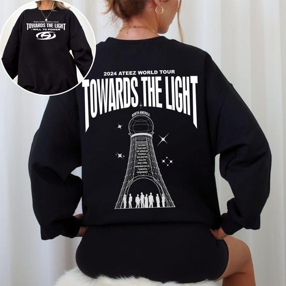 Ateez Towards the Light: Will to Power World Tour Sweatshirt