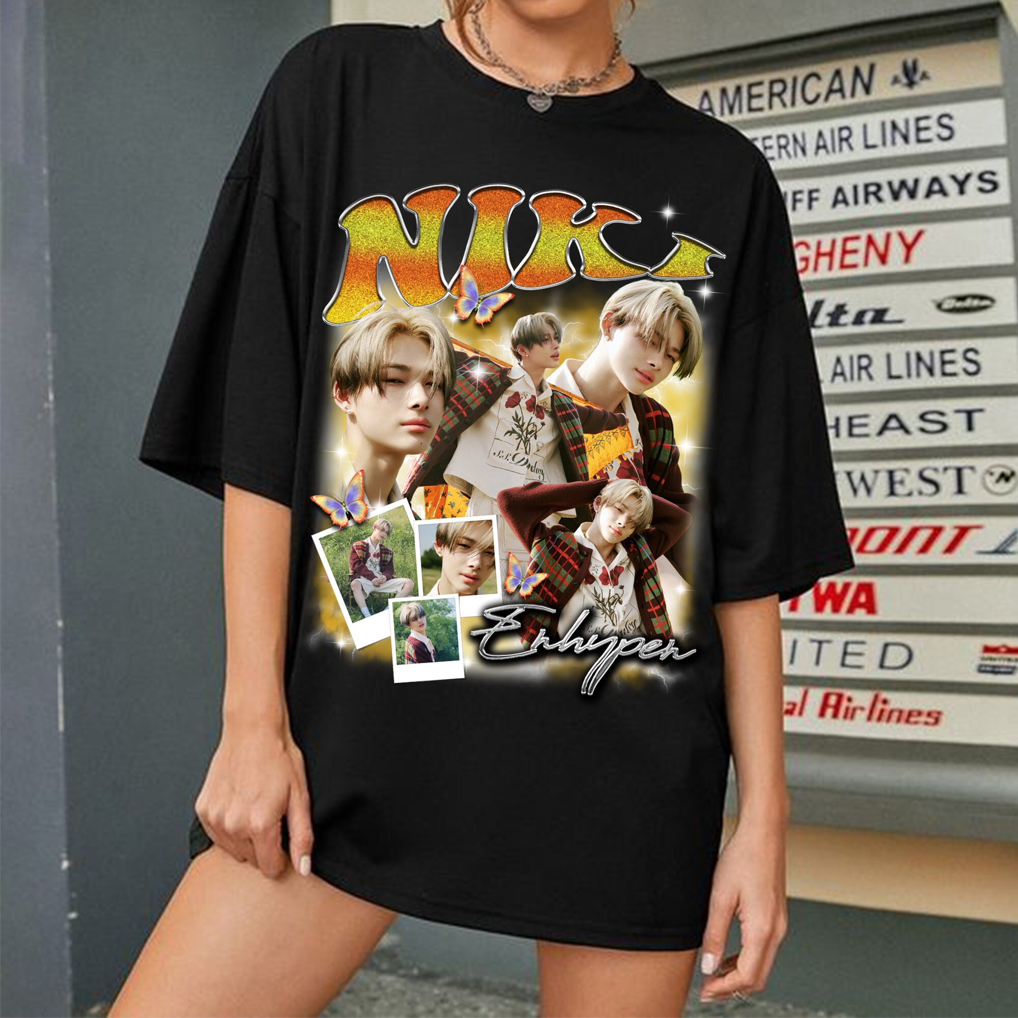 ENHYPEN World Tour FATE in Japan S/S T-shirt white Size L