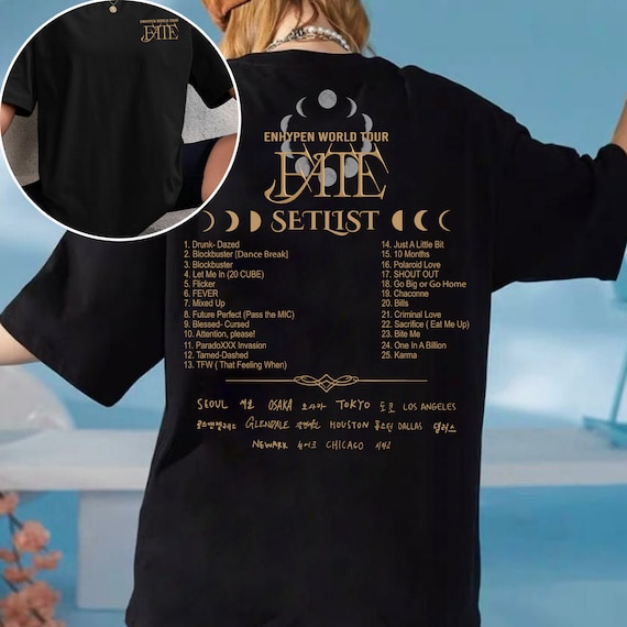 Enhypen Fate World Tour T-shirt, En World Tour Fate 2023 Shirt 