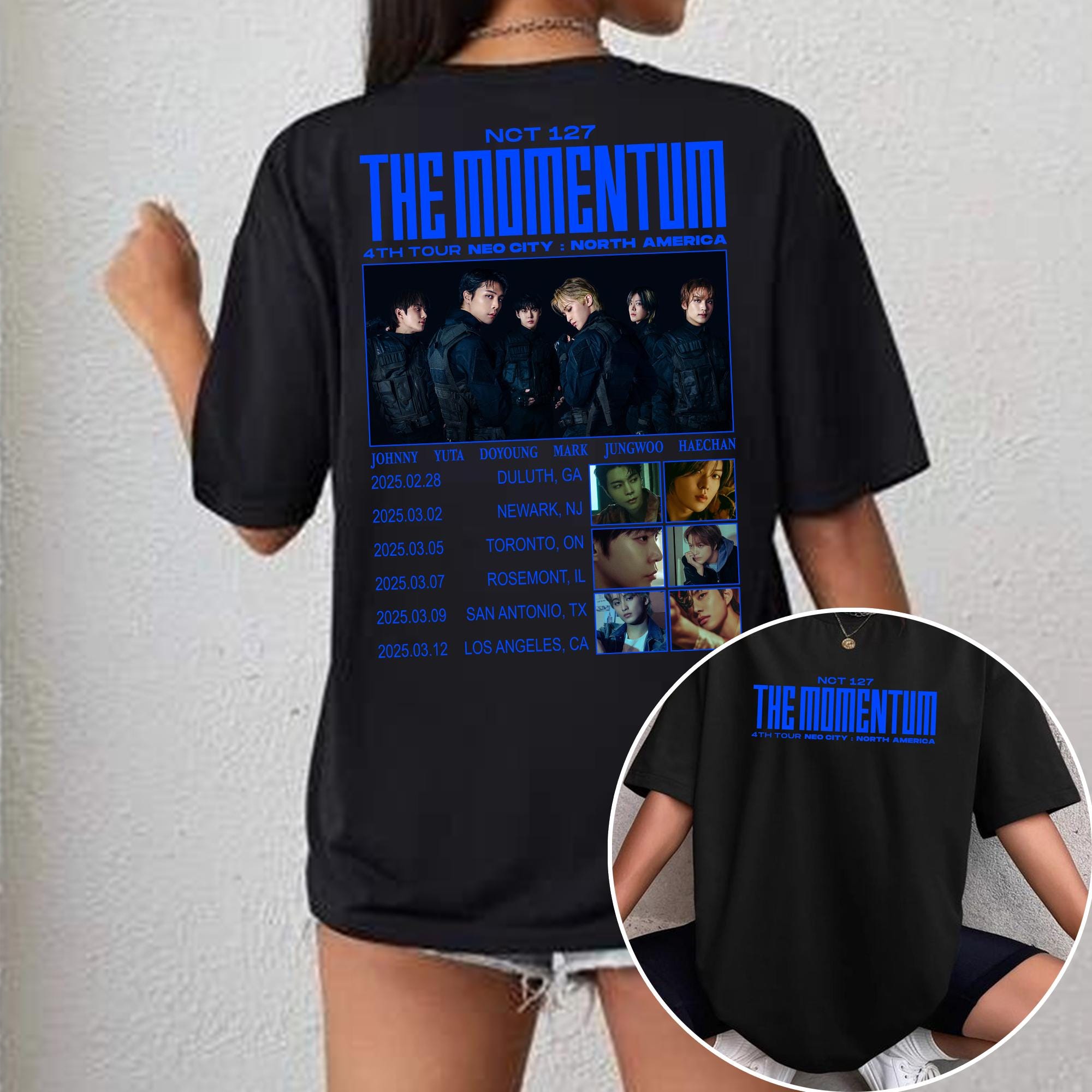 Nct 127 Neo City The Origin | Taeyong Yuta Jungwoo Doyoung T-Shirt Nct 127 Neo City The Origin | Taeyong Yuta Jungwoo Doyoung T-Shirt