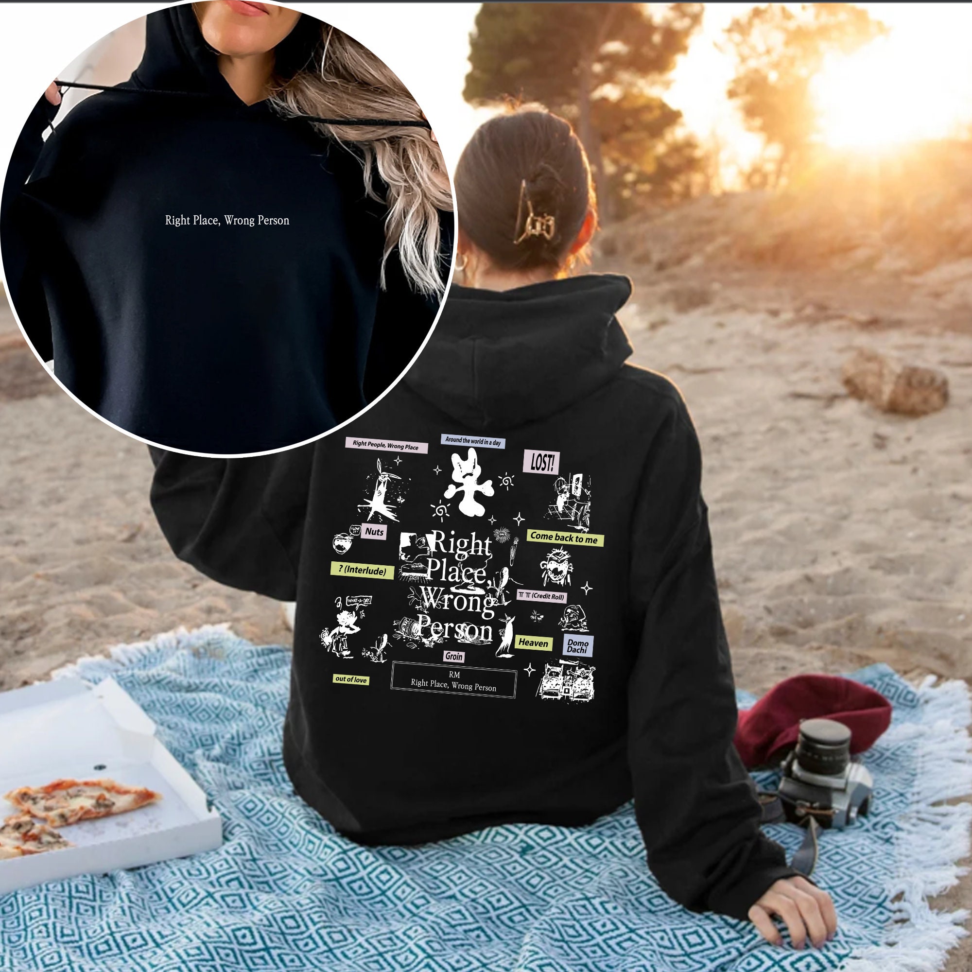 BTS RM Right Place wrong Person Hoodie
