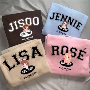 Cute Blackpink Members Chibi Sweatshirt Blackpink World Tour 2022 Shirt Born Pink Tour Shirt Blackpink Jisoo Jennie Rose Lisa Shirt Etsy Canada