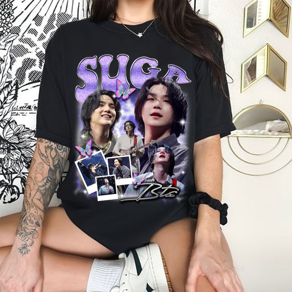 Suga Kpop T-shirt, Agust D D Day Movie Shirt, Vintage Min Yoongi Shirt, Agust D World Tour Shirt, Suga On Tour 2023 Shirt, Agust D Tee