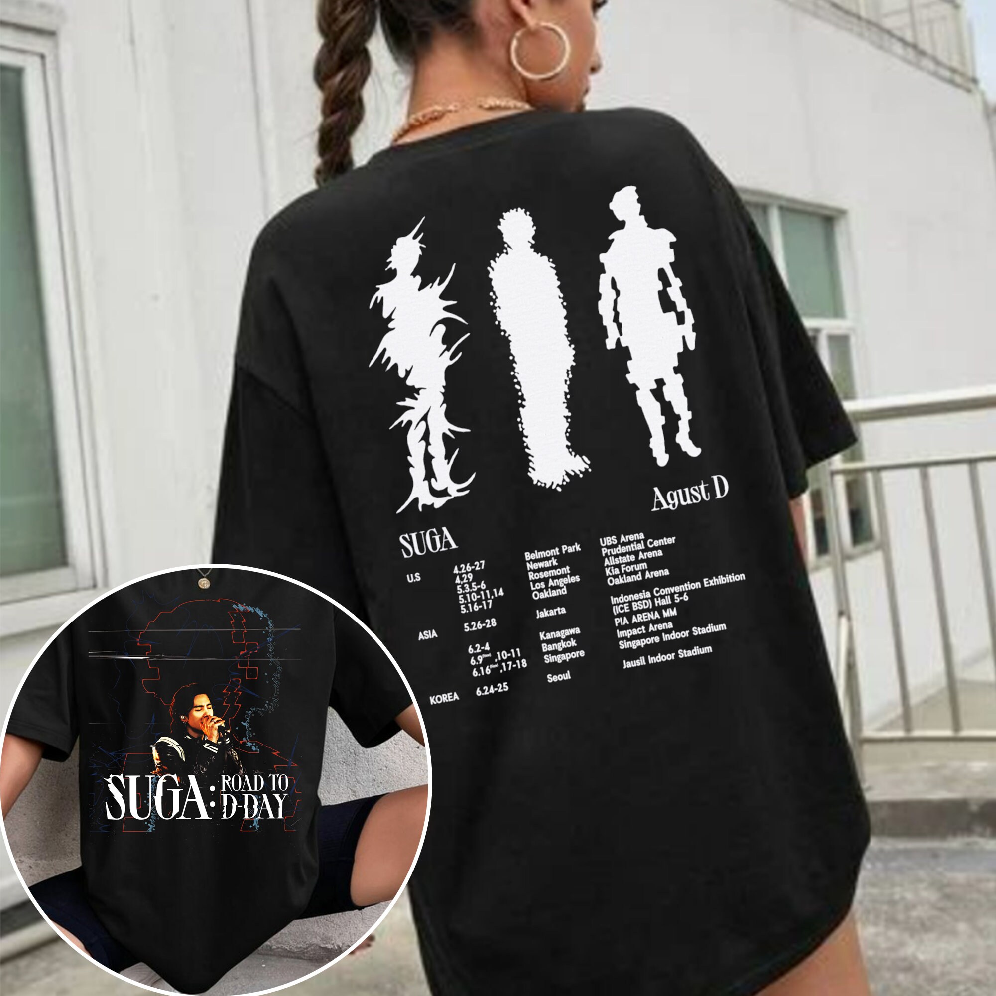 Agust D D Day Tour T-shirt SUGA D Day Album 2023 Shirt Agust - Etsy
