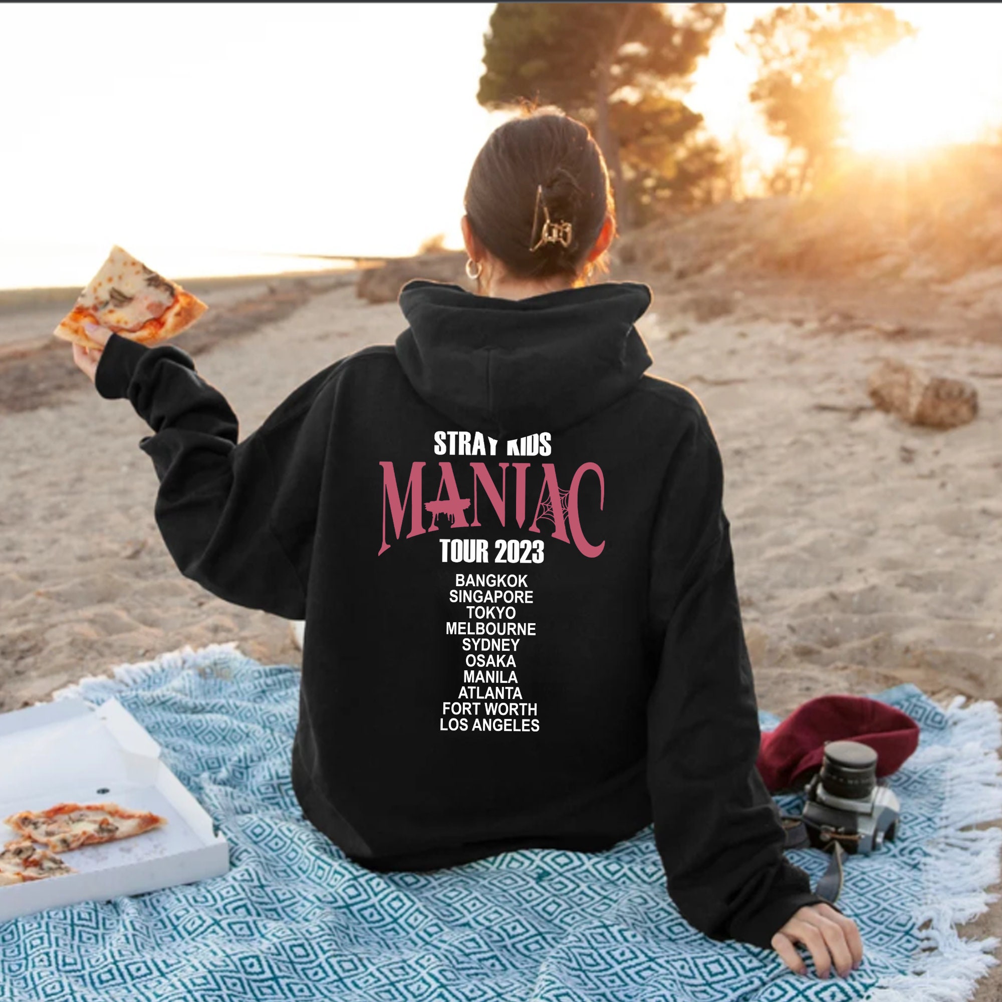 Stray Kids Hoodies - World Tour MANIAC Creative Version Pullover Hoodie