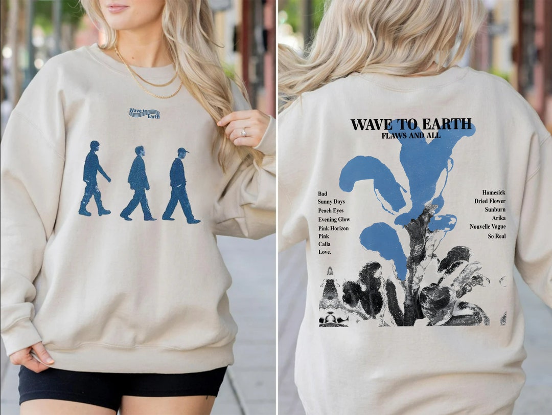 Wave to Earth Flaws and All Album Sweatshirt, Wave to Earth Tour 2023 Shirt, Wave to Earth Kpop