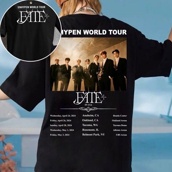 Enhypen Fate Plus World Tour T-shirt, En World Tour Fate