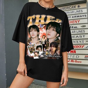 SEVENTEEN ナナツアー Tシャツ THE8 ミンハオ 希少 L SEVENTEEN ナナツアー Tシャツ THE8 ミンハオ ロゴ