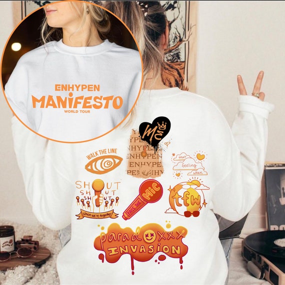 ENHYPEN Manifesto 2022 World Tour Sweatshirt Manifesto Tour - Etsy