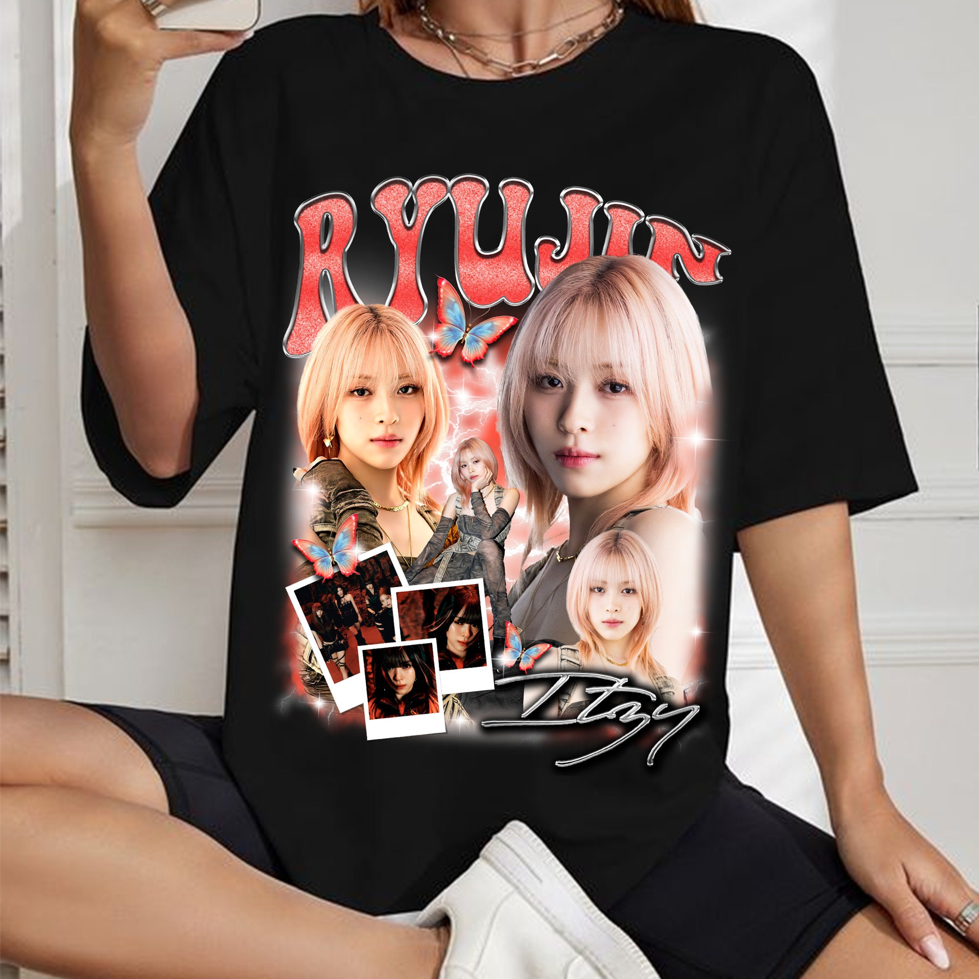 【半額】 to born tシャツ サイン入り ITZY be イッジ ライブ アイドル