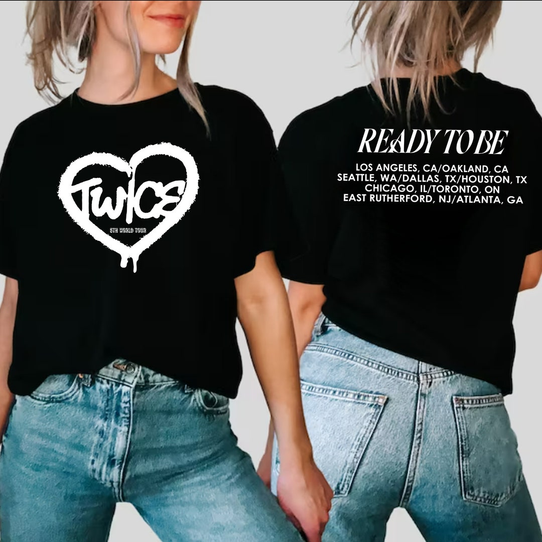 Twice Ready to Be Tour 2023 T-shirt, Twice 5th World Tour Shirt, Twice Kpop Shirt, Twice Jihyo, Nayeon, Momo, Sana, Mina, Tzuyu, Kpop Tee - Etsy Twice Ready to Be Tour 2023 T-shirt, Twice 5th World Tour Shirt, Twice Kpop Shirt, Twice Jihyo, Nayeon, Momo, Sana, Mina, Tzuyu, Kpop Tee - Etsy