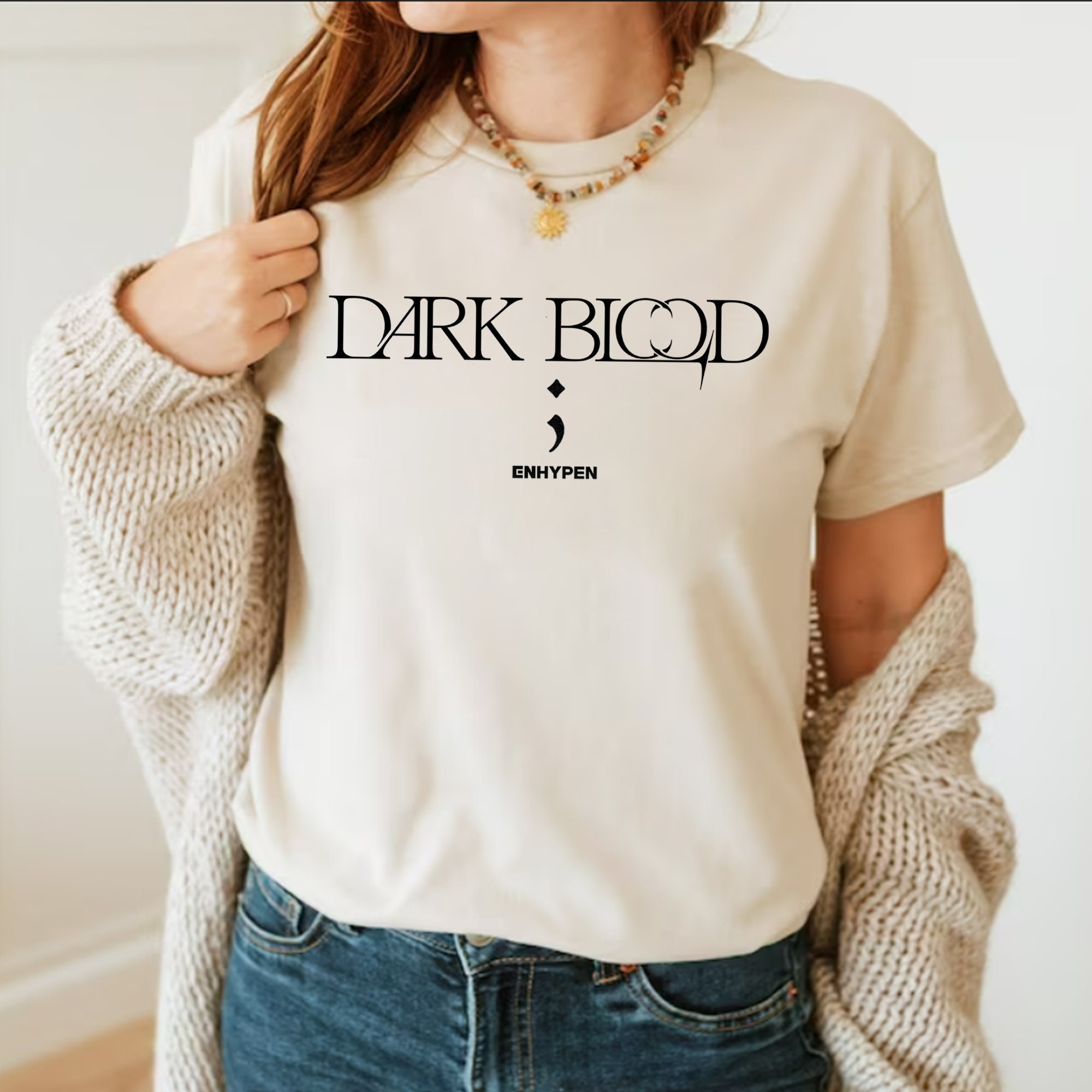Dark Blood Enhypen Tracklist Sweatshirt, Bite Me, - Inspire Uplift