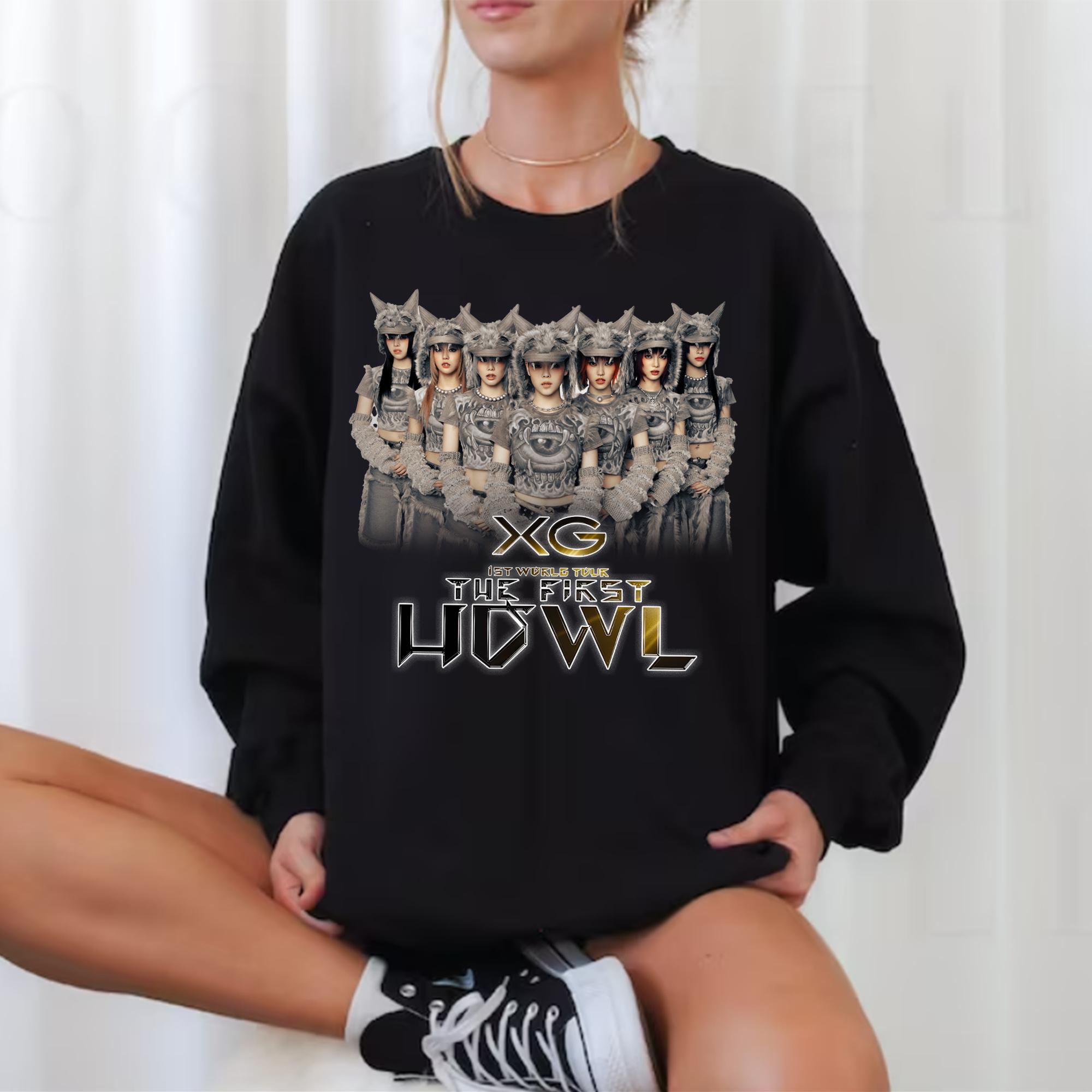 XG the First Howl World Tour Sweatshirt, XG Woke up Shirt XG the First Howl World Tour Sweatshirt, XG Woke up Shirt